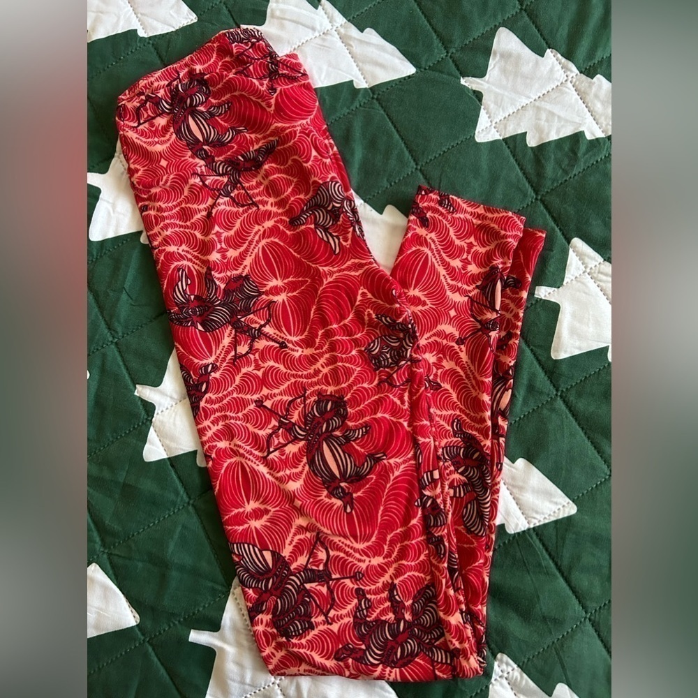NEW Lularoe Os Leggings Love CUPID Angel Cherub HEART St Valentine Wing Arrows